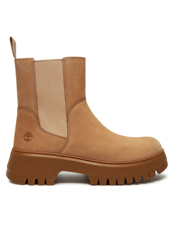 Timberland Timberland Kotníková obuv s elastickým prvkem Mid Pull On Boot TB0A6FCHEN71 Béžová