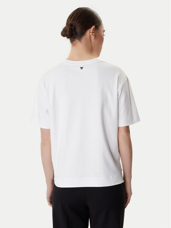 Weekend Max Mara Weekend Max Mara T-Shirt Multid 2615941031 Biały Relaxed Fit