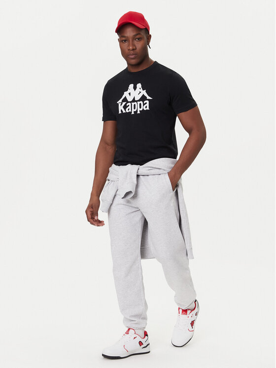 Kappa Kappa Tričko Authentic 361N6QW Čierna Regular Fit