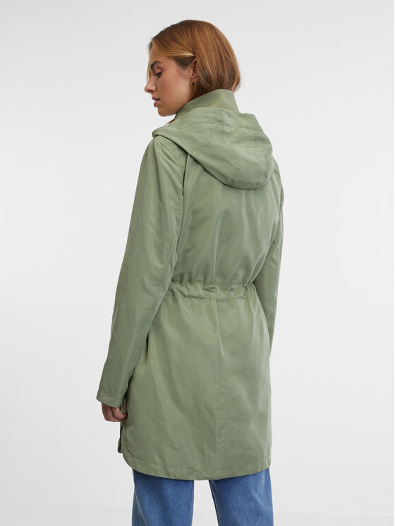 Orsay Orsay Kurtka damska 819078X0115__38 Khaki A-Line Fit