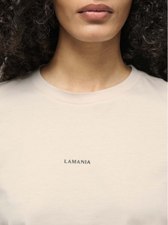 La Mania La Mania Bluzka LOLA 3 Beżowy Classic Fit
