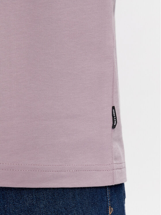 Only & Sons Only & Sons T-shirt Fred 22022532 Ljubičasta Relaxed Fit