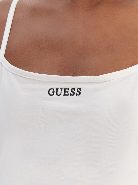 Guess Guess Τοπ E6GP02 J1314 Λευκό Regular Fit