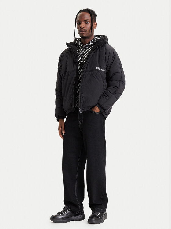 Karl Lagerfeld Jeans Karl Lagerfeld Jeans Зимно яке B4M15038 Черен Regular Fit