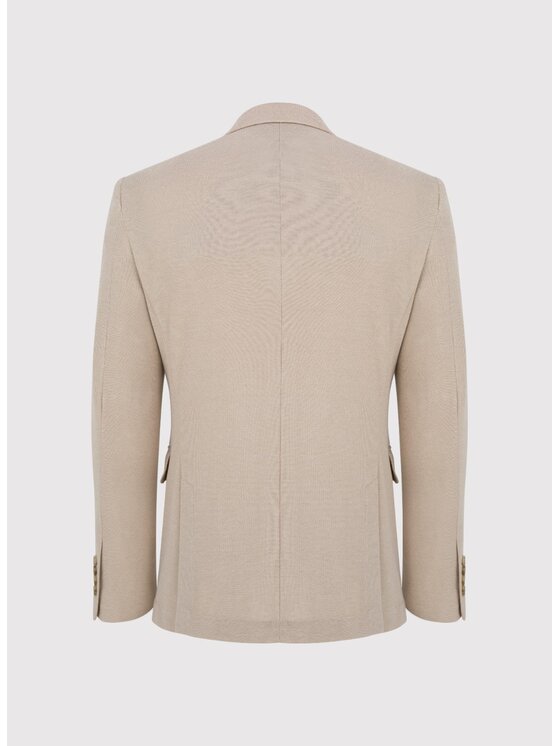 Pako Lorente Pako Lorente Marynarka P25SF-3X-011 Beżowy Slim Fit