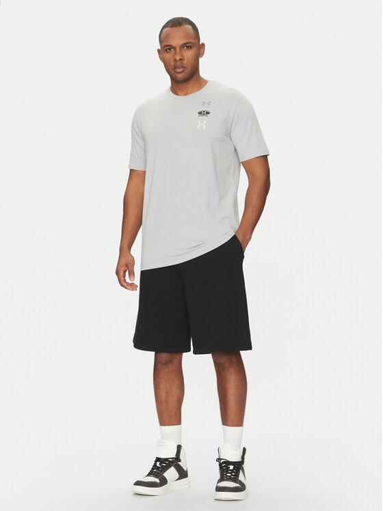 Under Armour Under Armour Тишърт EVOL Logo 1390165 Сив Regular Fit
