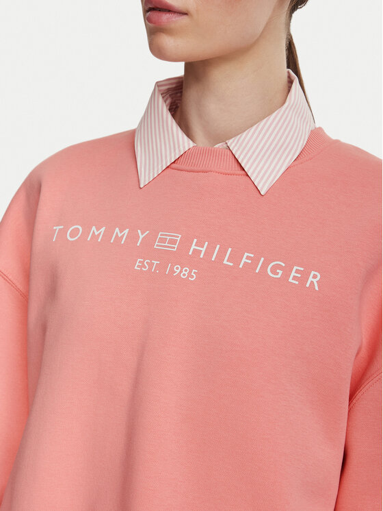 Tommy Hilfiger Tommy Hilfiger Bluza WW0WW47831 Różowy Regular Fit