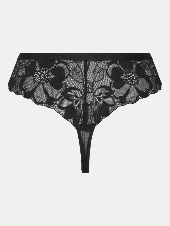 Hunkemöller Hunkemöller Στρίνγκ Sophia 300460 Μαύρο