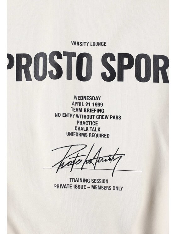 PROSTO. PROSTO. Bluza Club Biały Oversize