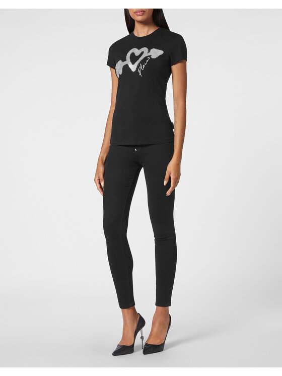 PHILIPP PLEIN PHILIPP PLEIN T-Shirt 8983 Czarny Regular Fit