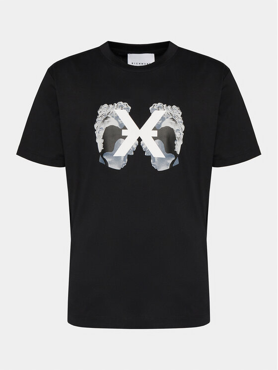 Richmond X Richmond X Тишърт Olinari UMP24140TS Черен Regular Fit