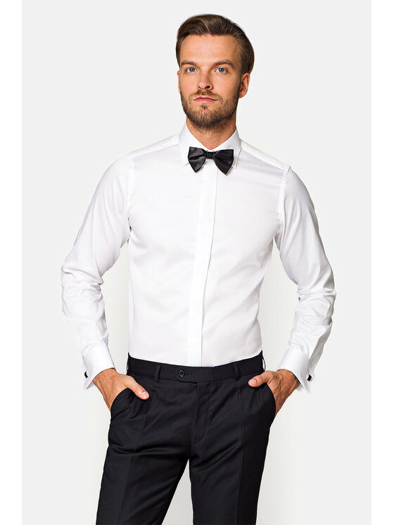 Lancerto Lancerto Koszula Vera KO073119000011 Biały Slim Fit