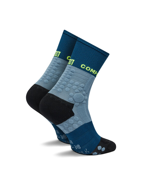 Compressport Compressport Dlhé ponožky Pro Racing Socks Winter Trail SCRU2045 Modrá