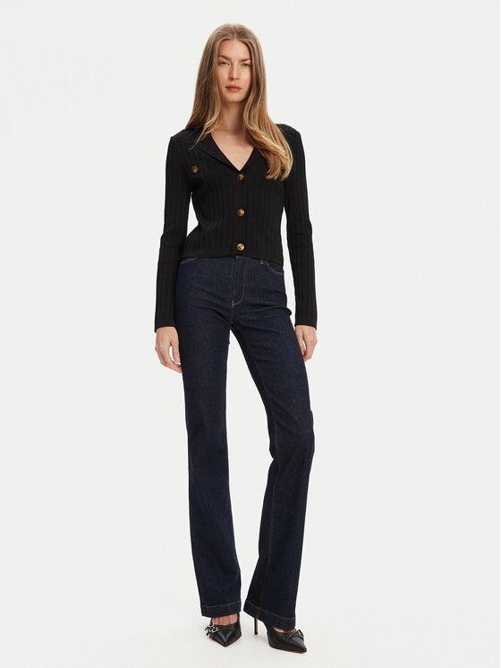 Guess Guess Kardigāns W5YR11 Z0130 Melns Regular Fit