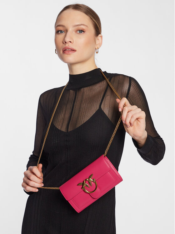 PINKO Pinko Rankinė Love One Wallet C PE 23 PLTT 100062 A0F1 Rožinė