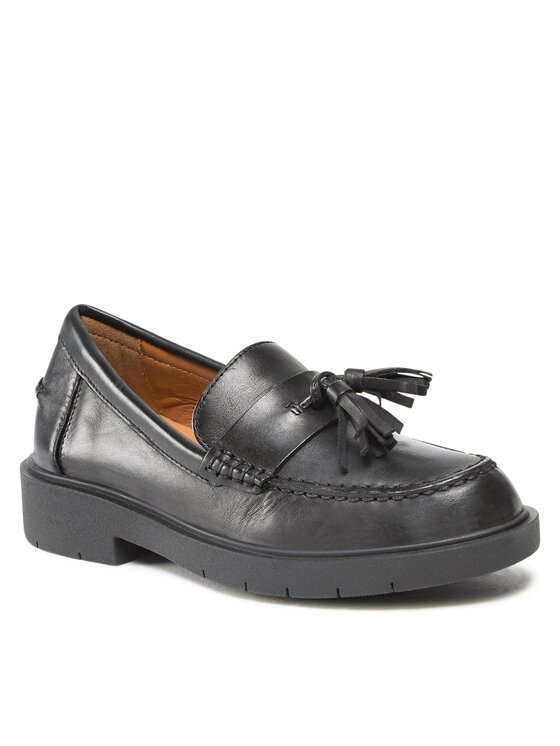 Geox Geox Loafersy D Spherica EC1 CD26QRC 00043 C9999 Czarny