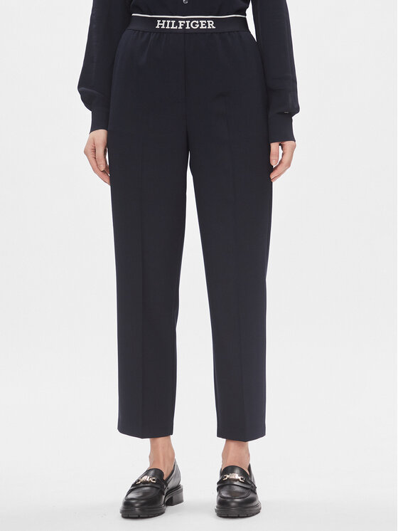 Tommy hilfiger logo pants sales