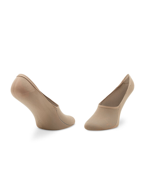 Calvin Klein Lot de 3 paires de socquettes femme 701218918 Beige Modivo