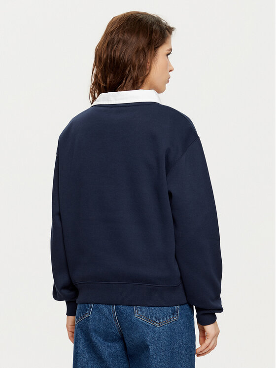Tommy Hilfiger Tommy Hilfiger Sweatshirt WW0WW39791 Dunkelblau Relaxed Fit
