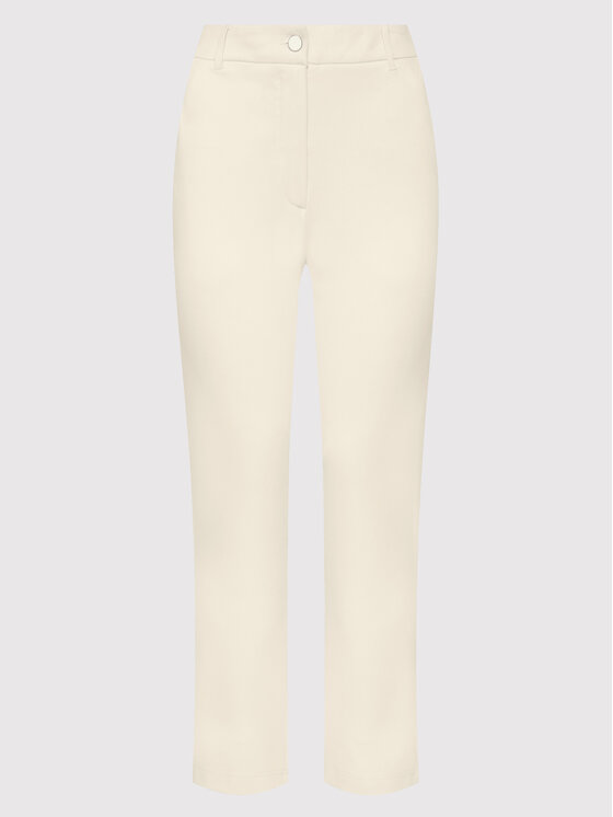 Guess Guess Текстилни панталони Zoe W2YB01 K8RN0 Бежов Regular Fit