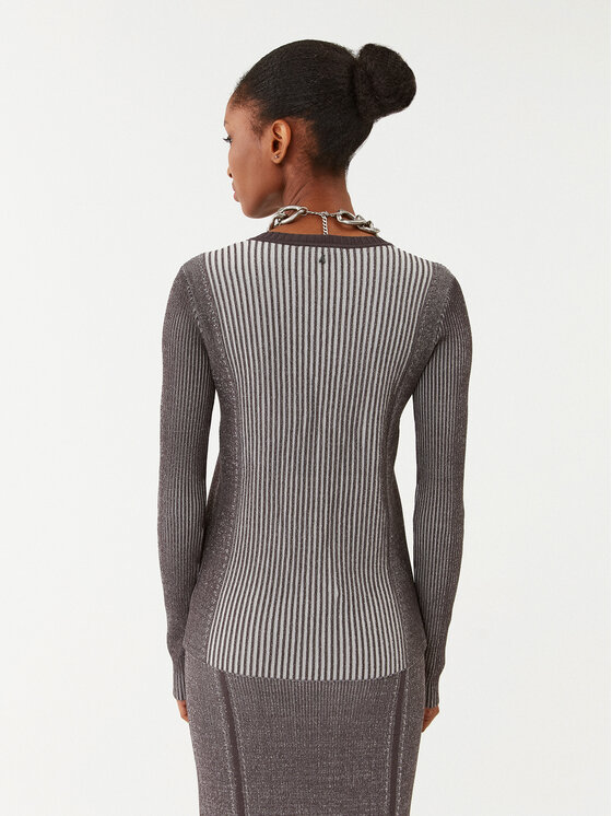 Patrizia Pepe Patrizia Pepe Пуловер 8K0165/K123-J3S6 Сив Slim Fit