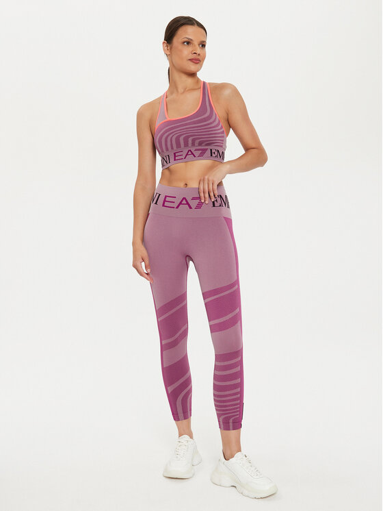 EA7 Emporio Armani EA7 Emporio Armani Sportski grudnjak 6DTH51 TJDGZ 2305 Ljubičasta