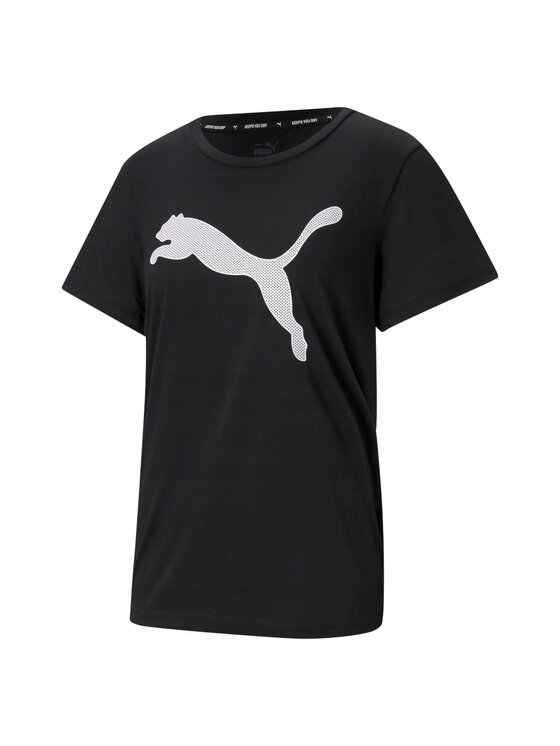 Puma Puma T-Shirt EVOSTRIPE Czarny Comfortable Fit