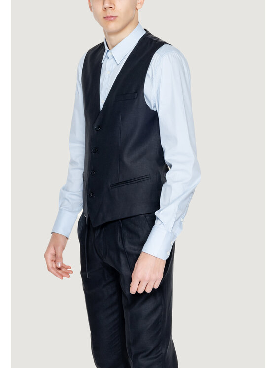Antony Morato Antony Morato Γιλέκο MMVE00094-FA800126 Μαύρο To Fit