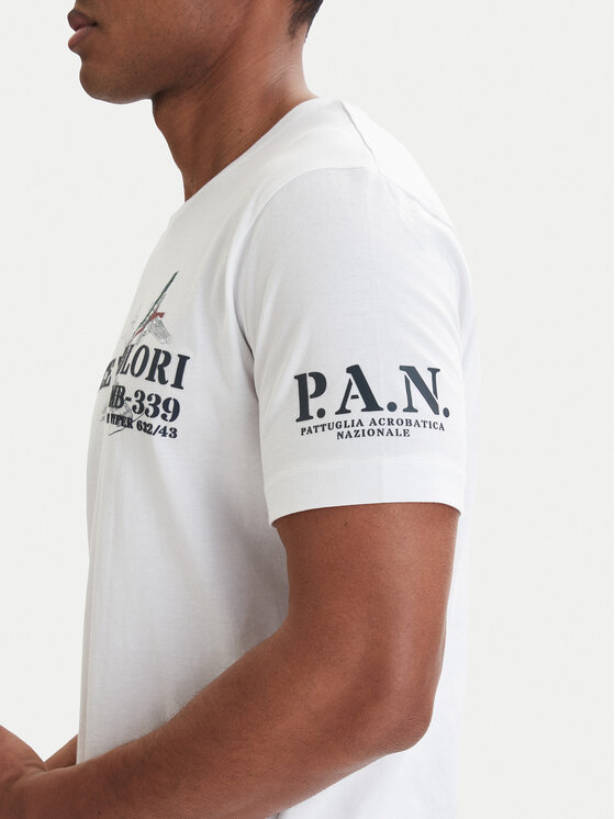 Aeronautica Militare Aeronautica Militare T-Shirt 261TS2541UJ00727 Λευκό Regular Fit