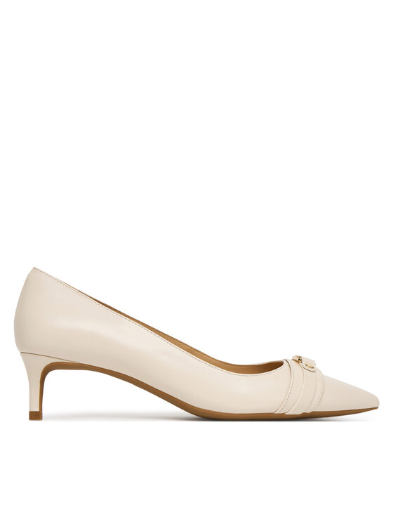 Pantofi cu toc subțire MICHAEL Michael Kors Mandy Flex 40T5MAMP1L Écru
