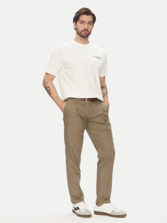 Marc O'Polo Denim Marc O'Polo Denim Marškinėliai 500 0007 261 Écru Oversize