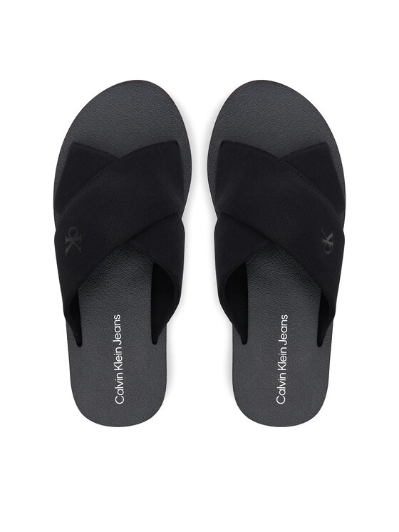 Calvin Klein Jeans Calvin Klein Jeans Şlapi Cross Sandal Crxs Tx YM0YM01223 Negru