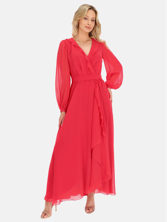 L’AF L’AF Sukienka koktajlowa Bella Czerwony Regular Fit
