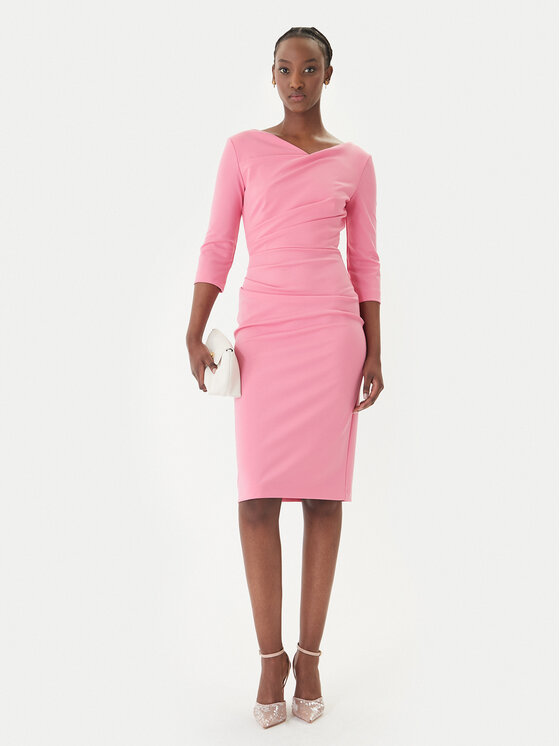 Rinascimento Rinascimento Abito da cocktail CFC0127699003 Rosa Slim Fit