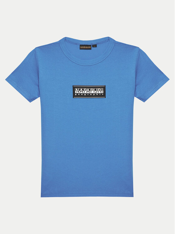 Napapijri Tričko Chamois NP0A4ILE D Modrá Regular Fit