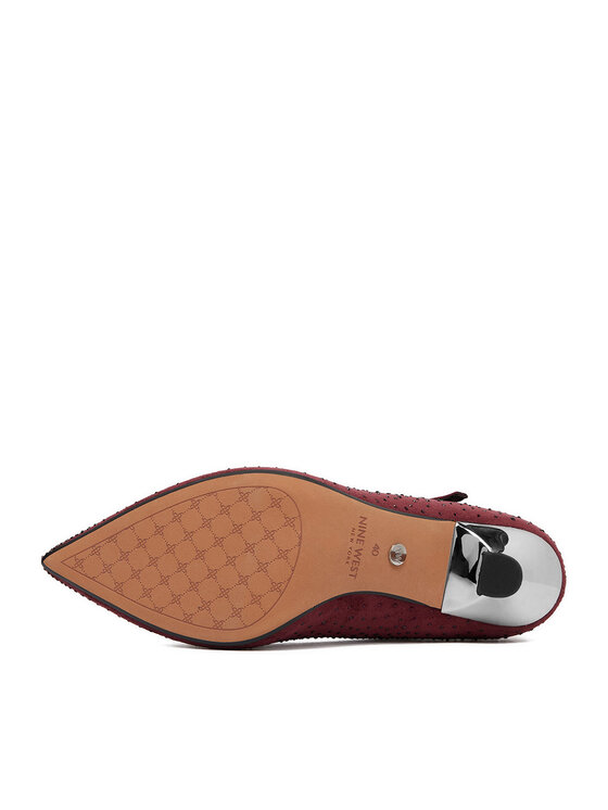 Nine West Nine West Pantofi cu toc subțire CEO-LP90858-296 Vișiniu