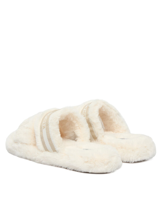 Tommy Hilfiger Tommy Hilfiger Copati Hilfiger Fur Slipper FW0FW08854 Bela