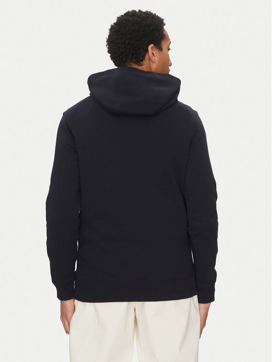 Tommy Hilfiger Tommy Hilfiger Bluza Center Stack MW0MW38672 Granatowy Regular Fit