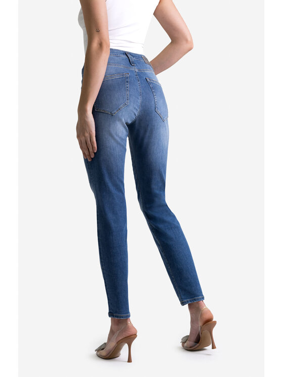 RJ Rocks Jeans RJ Rocks Jeans Jeansy Elena Niebieski Slim Leg