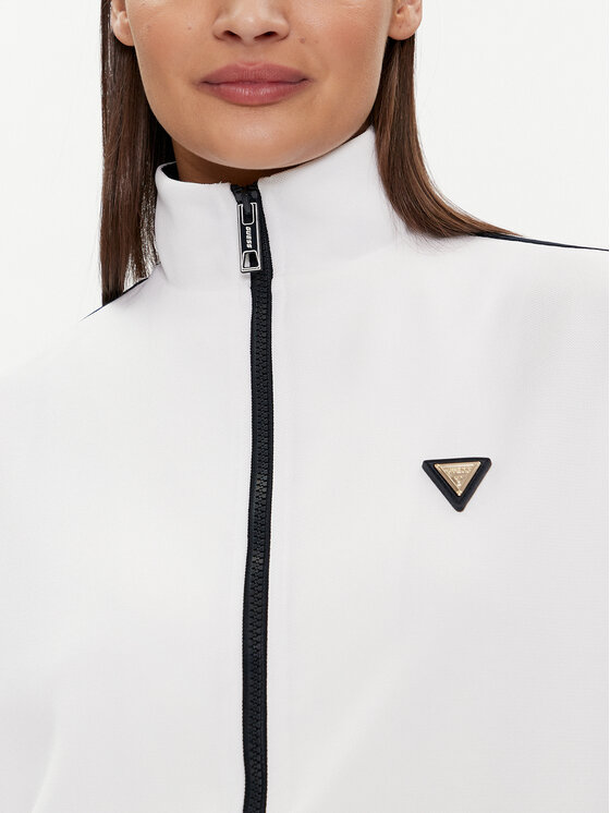 Guess Guess Džemperis Mylah V4GQ02 KBFB2 Balta Regular Fit