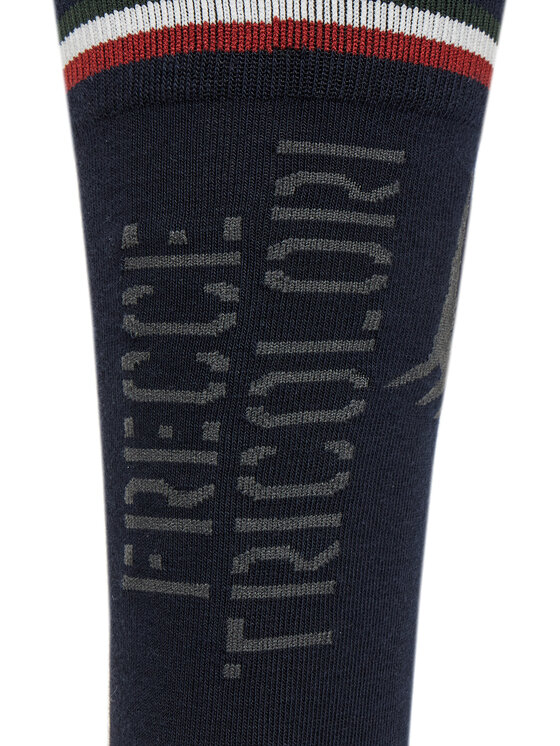 Aeronautica Militare Aeronautica Militare Muške visoke čarape 251CZ010L499 Tamnoplava