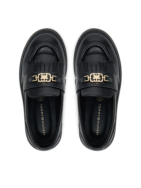 Tommy Hilfiger Tommy Hilfiger Обувки Low Cut Shoe T3A4-34011-1453 S Черен