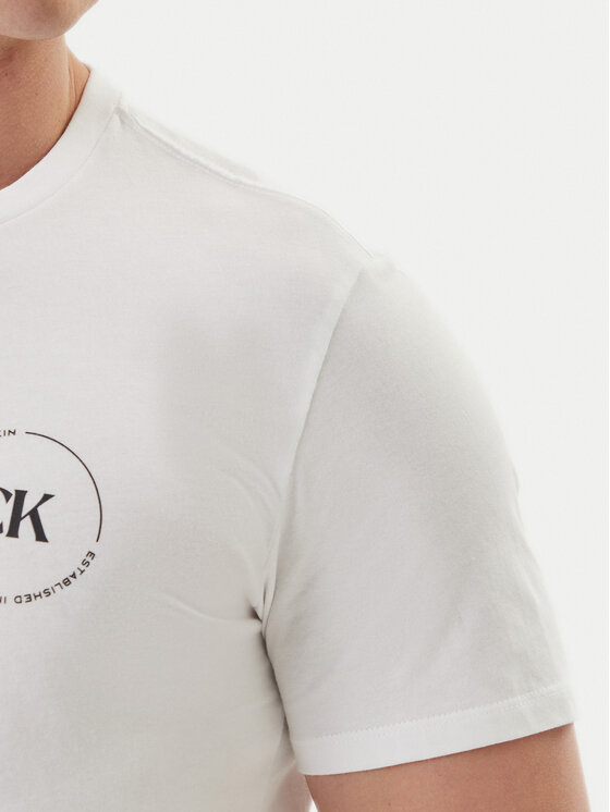 Calvin Klein Jeans Calvin Klein Jeans T-shirt LV04RF801G Bijela Regular Fit