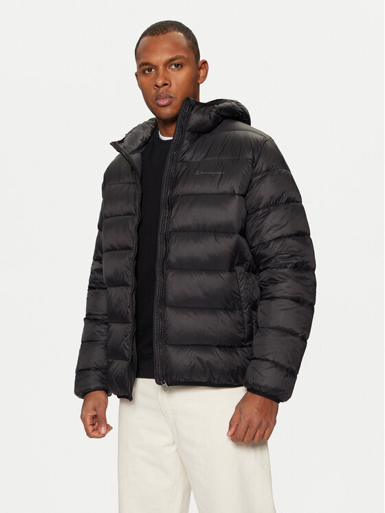 Champion Champion Зимова куртка 220342 Чорний Regular Fit