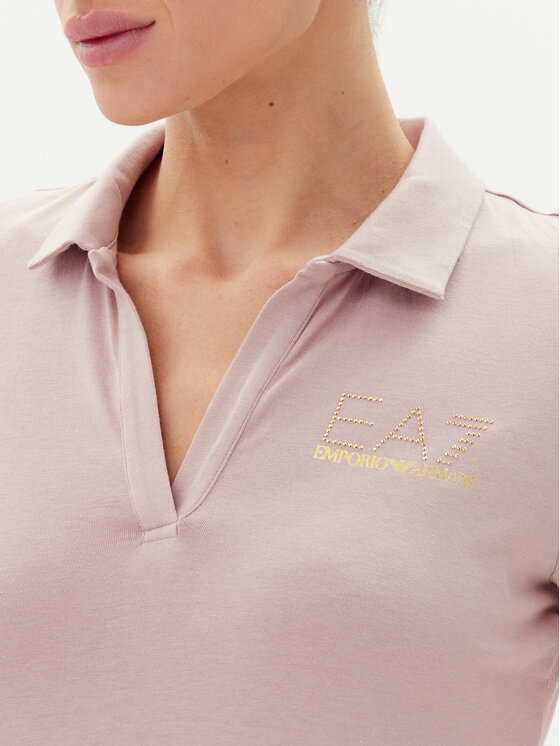 EA7 Emporio Armani EA7 Emporio Armani Polokošile 7W000266 AF12500 U4079 Růžová Regular Fit