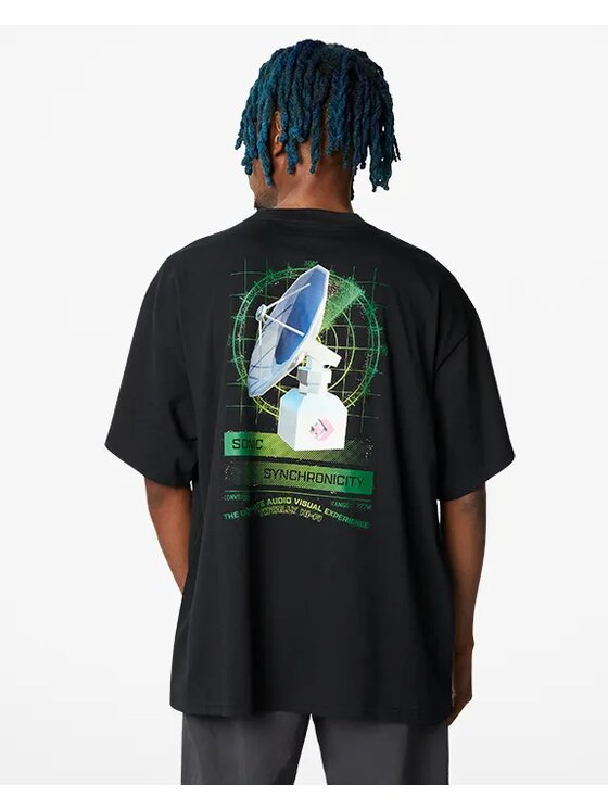 Converse Converse T-Shirt Satellite Czarny Regular Fit