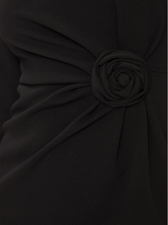 Rinascimento Rinascimento Koktel haljina CFC0115565003 Crna Regular Fit