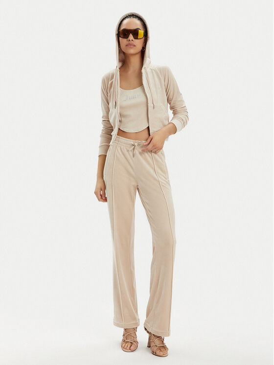 Juicy Couture Juicy Couture Džemperis Madison JCWA122001 Smėlio Slim Fit