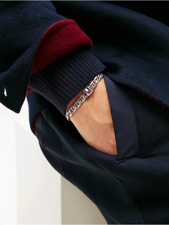 Tommy Hilfiger Tommy Hilfiger Náramok 2790645 Strieborná
