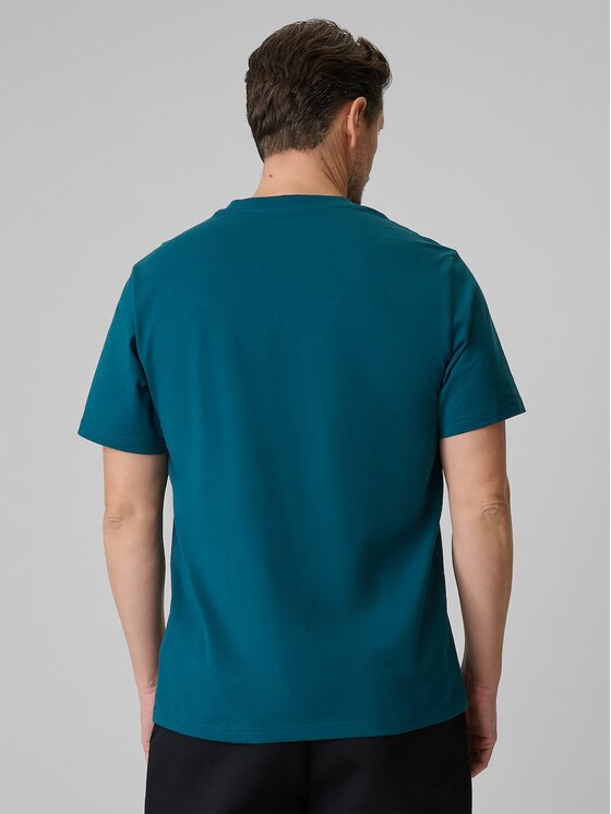 4F 4F T-Shirt COMMERCIAL 12 Turkusowy Regular Fit